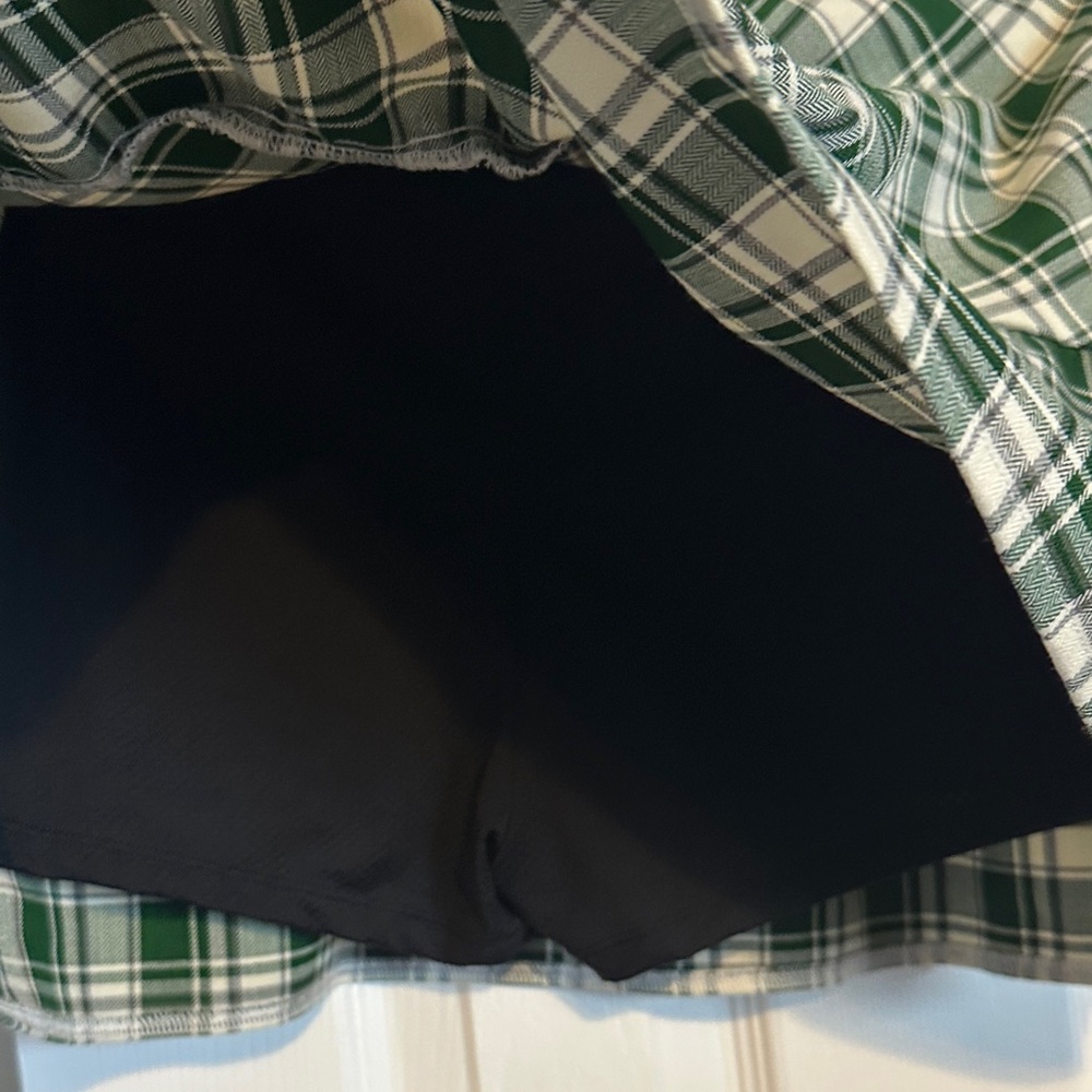 HALARA Green Checkered Mini Skirt - Picture 5 of 5